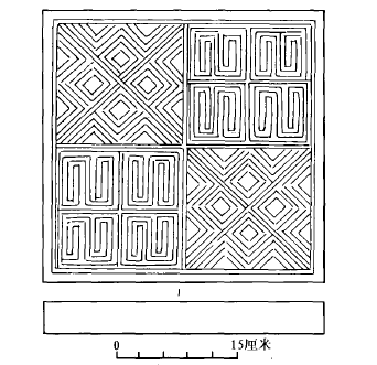 孙家南头西汉仓储遗址出土铺地砖图