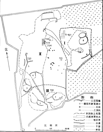塔里他里哈遗址平面图