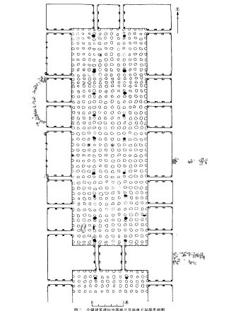 中部单元及南部单元平面图