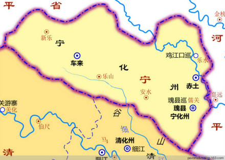 宁化直隶州地理位置