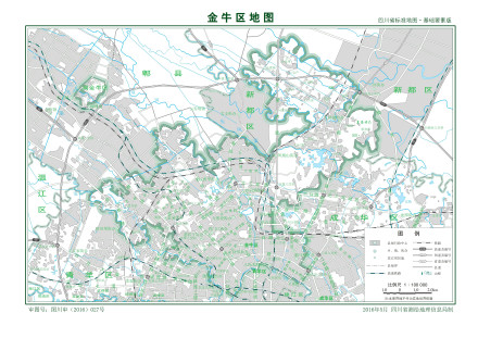 金牛区标准地图