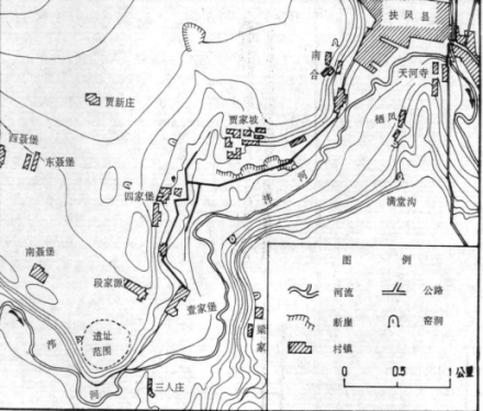 益家堡遗址位置图