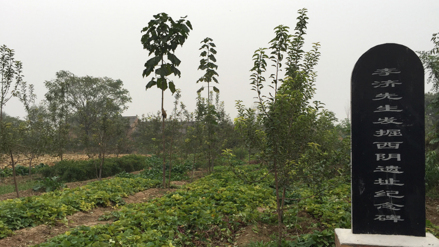 李济发掘西阴村遗址纪念碑
