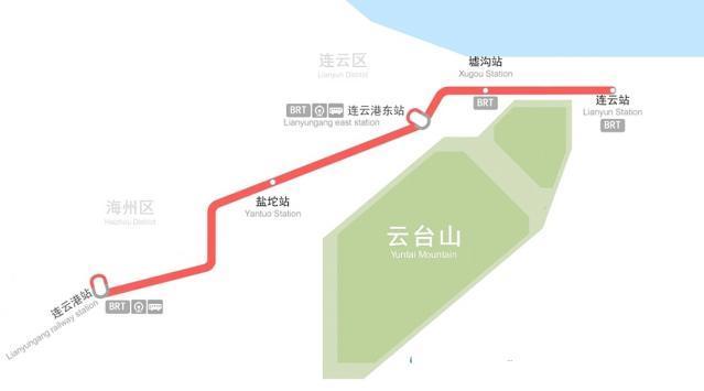 连云港轨道交通运行图