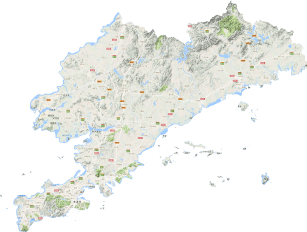 大连市地形图高清版大图