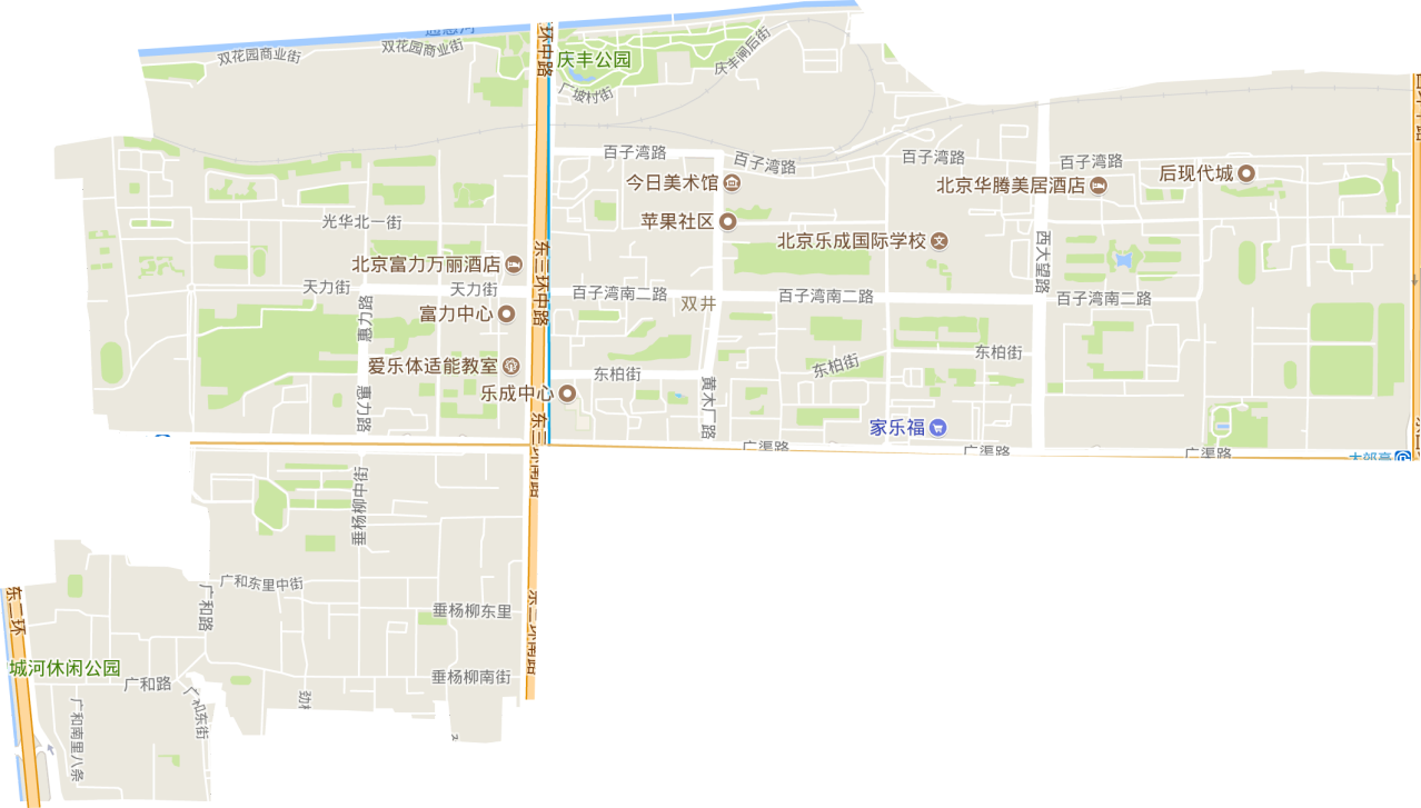双井街道电子交通图