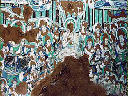 阿艾石窟的壁画