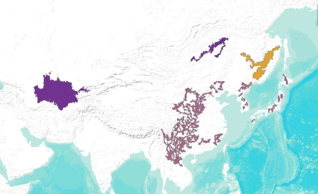 分布范围
