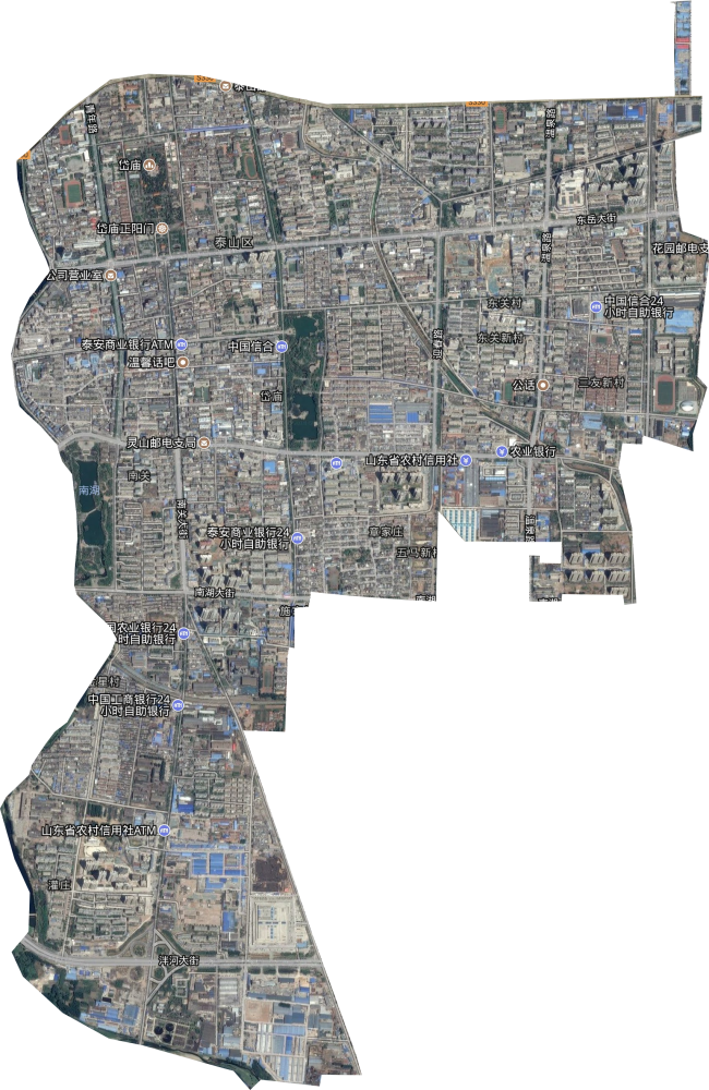 岱庙街道卫星地图