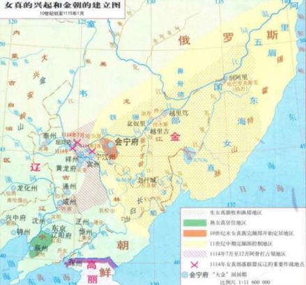 女真的兴起形势