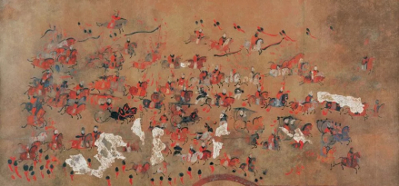 《护乌桓校尉出行图》