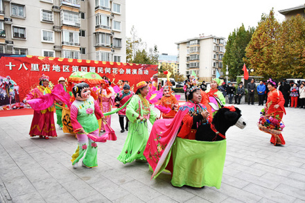 十八里店乡（地区）民间花会表演
