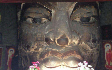 铁佛寺铁佛头