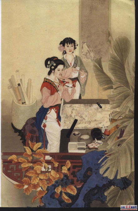 惜春作画