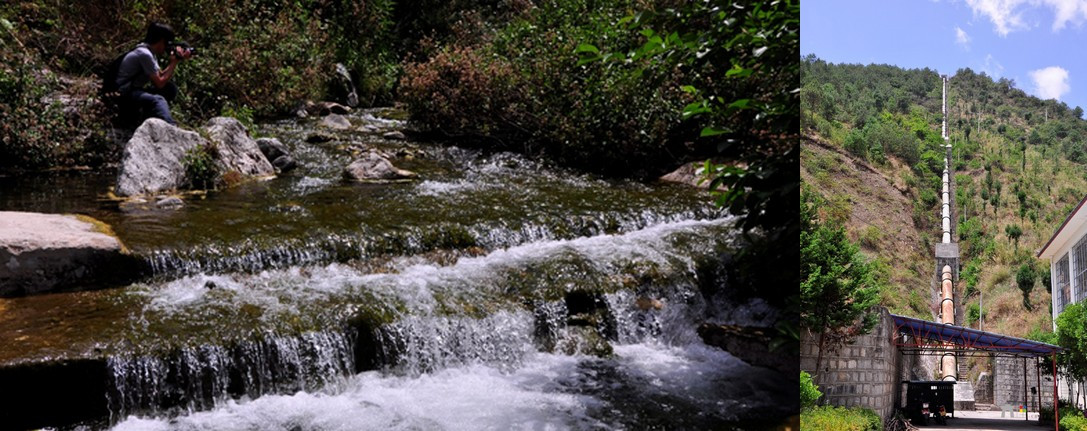 阳溪上游河道及电站引水管道