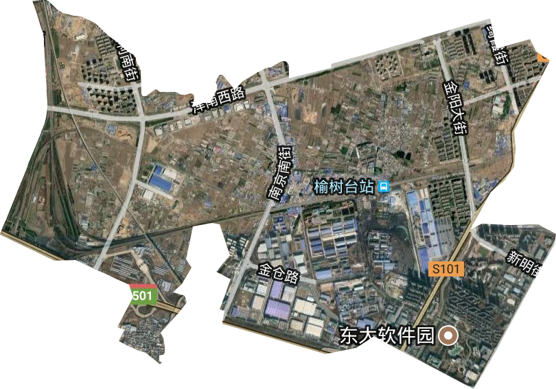 浑河站东街道卫星地图