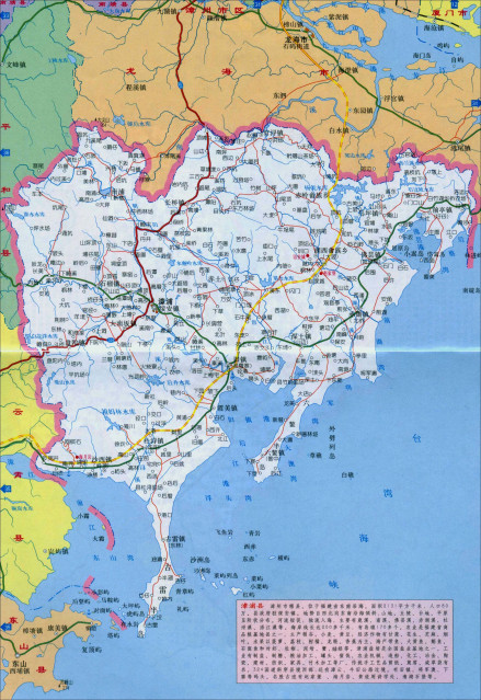 漳浦县地图