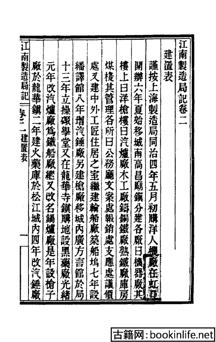 江南制造局创立建置