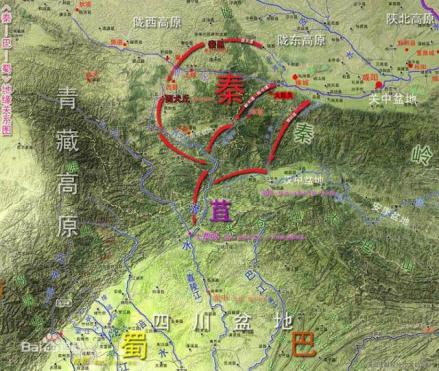 巴蜀地图