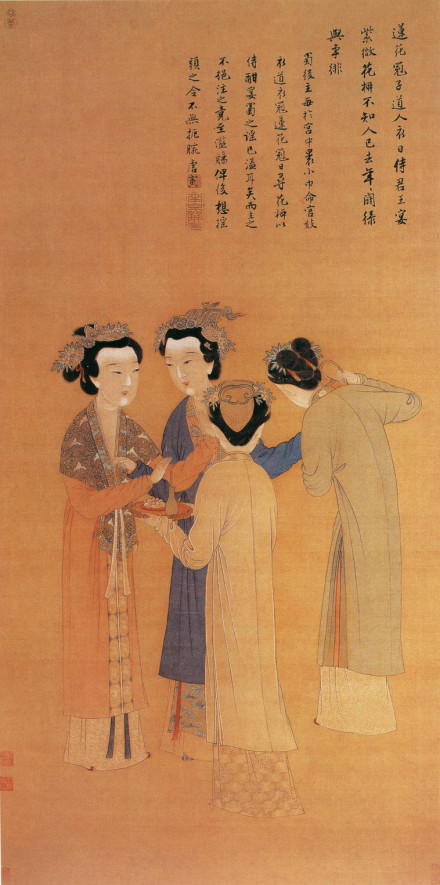 唐寅仕女画作
