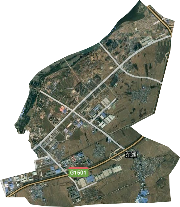 东湖街道卫星地图