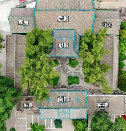 窦大夫祠布局图