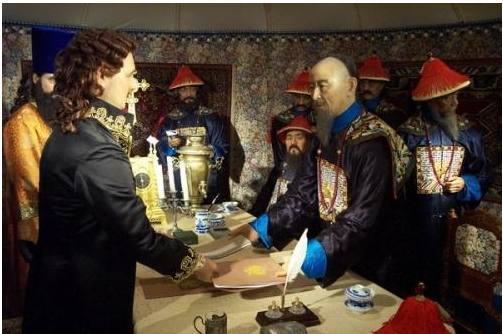 尼布楚条约签订场景