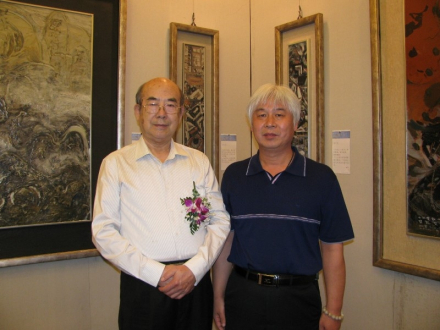 师杰与权希军先生合影