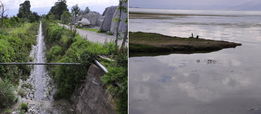 白石溪下游河道及入海口
