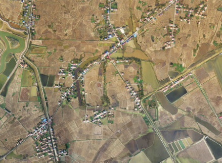 索县汉代城址航拍图