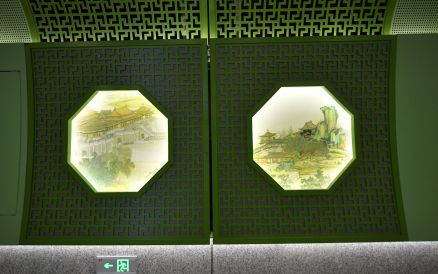 北京地铁19号线新宫站壁画 