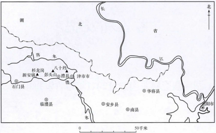 杉龙岗遗址地理位置图