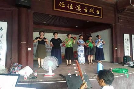 宁波走书走进掌起任佳溪文化礼堂