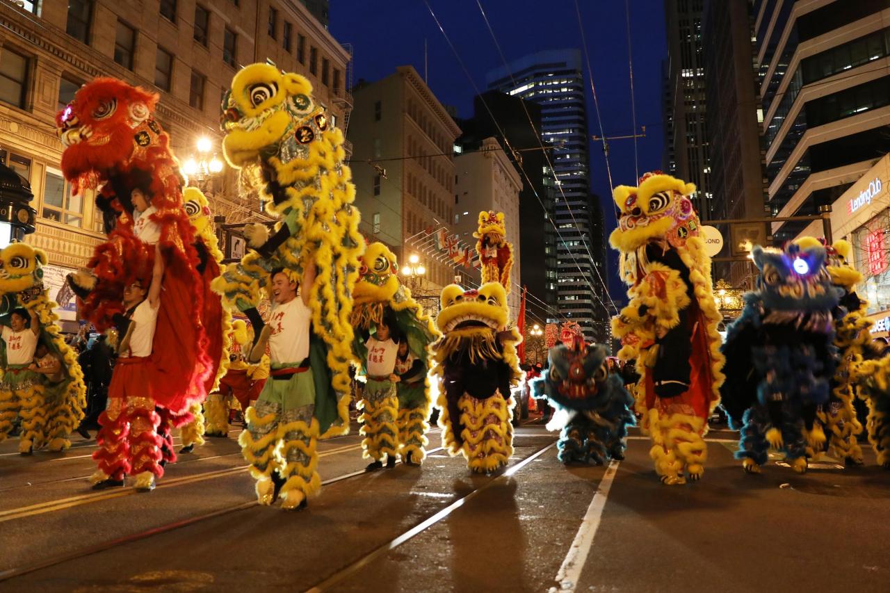 中国新年游行