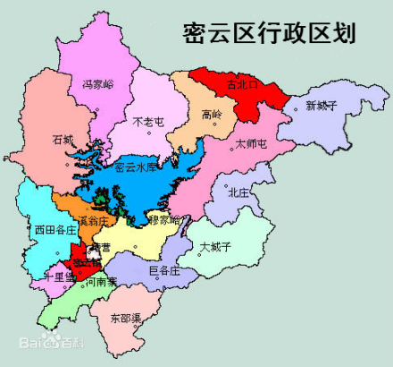 密云区行政区划