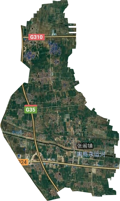 张阁镇卫星地图