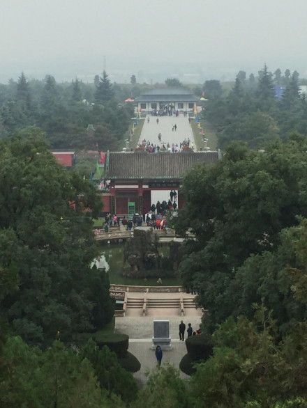 霍去病墓俯瞰