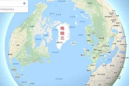 格陵兰岛位置