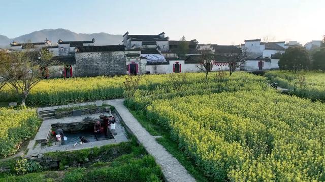 西递村 