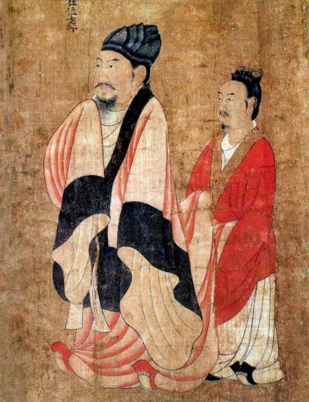 阎立本《历代帝王图》中的陈后主陈叔宝