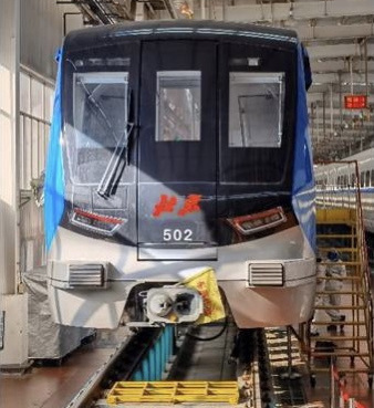 北京地铁17号线列车车头