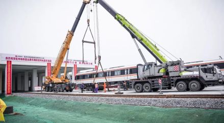  2020年11月，昌达路车辆段首列电客车抵段。