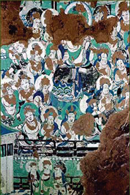 阿艾石窟的壁画