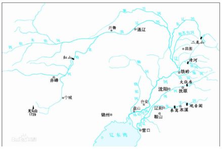 辽宁省河流分布 