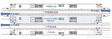 仙林湖站站台层平面图