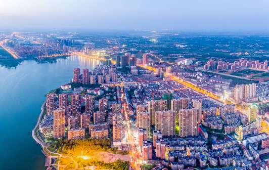 新洲阳逻新城夜景