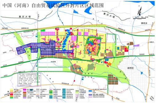 中国（河南）自由贸易试验区开封片区区域范围