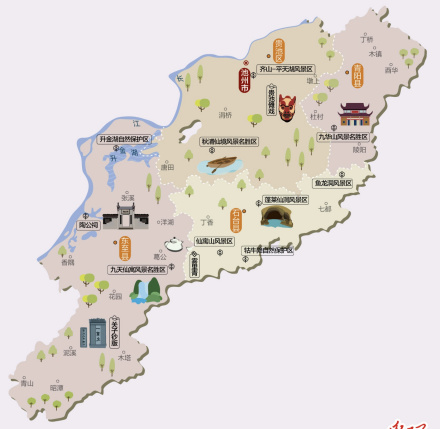 池州人文地图
