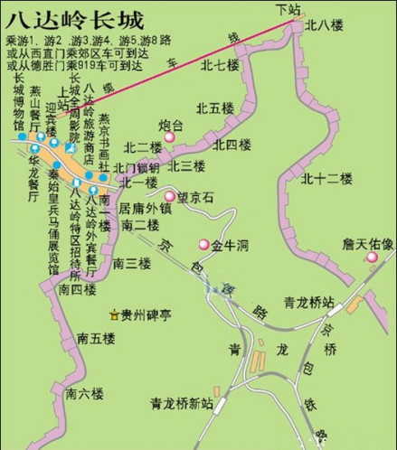 景区示意图