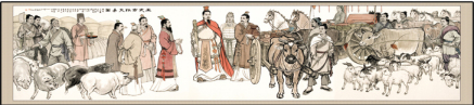 王亥经商交易图